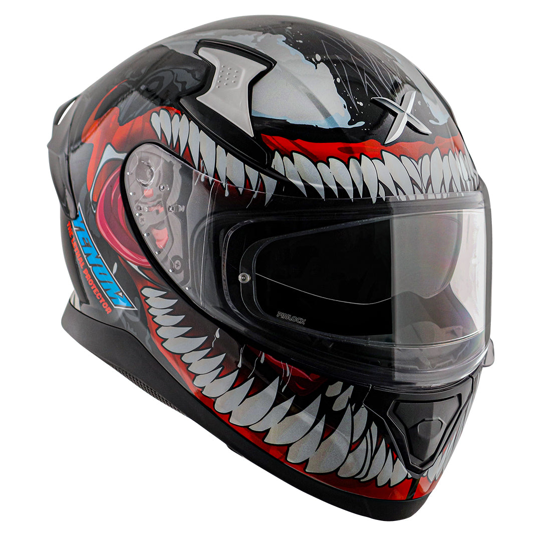 Apex Marvel Venom Helmet Black Red