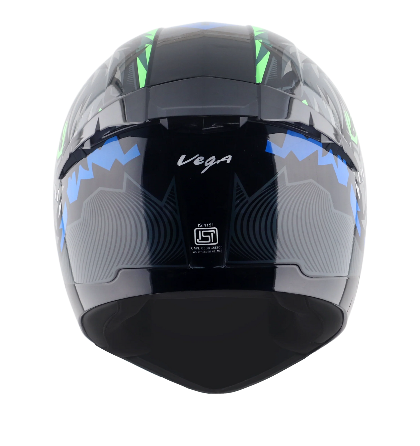 Vega Voyager Killer Full Face Helmet With Spoiler