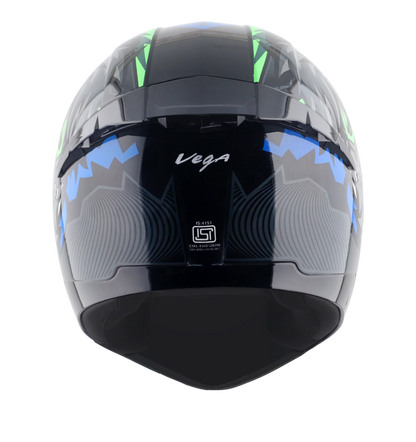 Vega Voyager Killer Full Face Helmet With Spoiler
