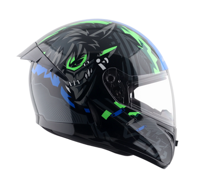 Vega Voyager Killer Full Face Helmet With Spoiler