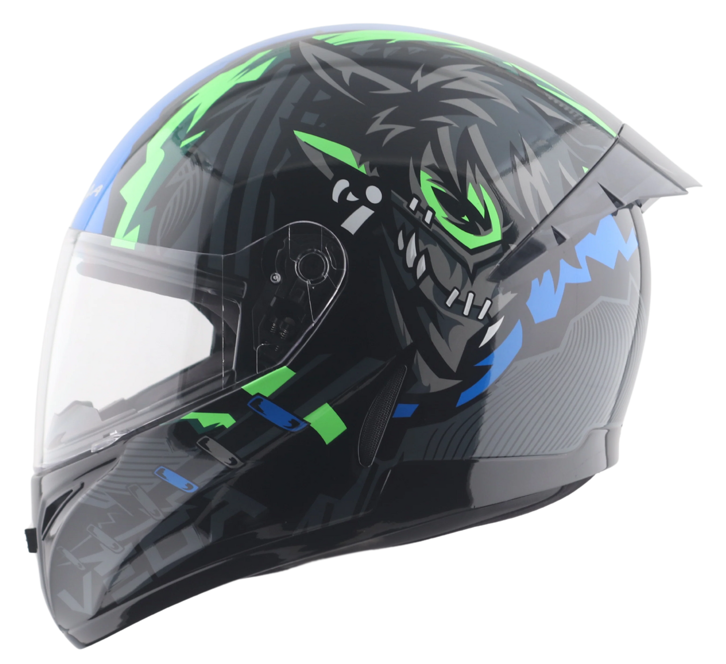 Vega Voyager Killer Full Face Helmet With Spoiler
