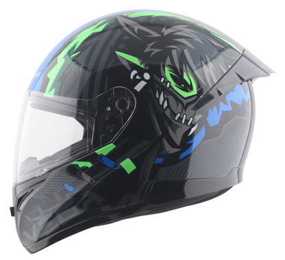 Vega Voyager Killer Full Face Helmet With Spoiler