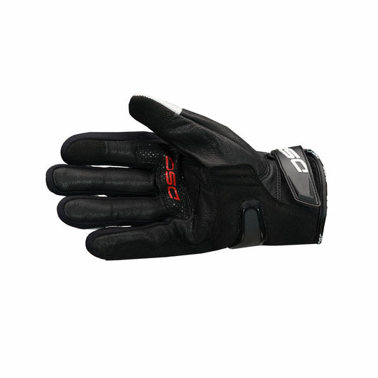 DSG CARBON XV1 RIDING GLOVE BLACK WHITE
