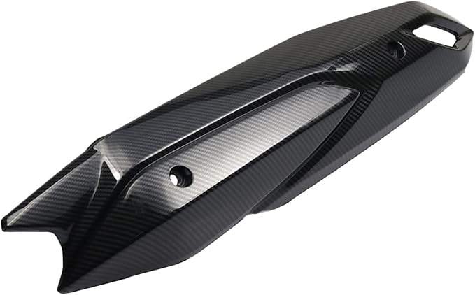YAMAHA AEROX ACCESSORIES INDIA YAMAHA AEROX EXHAUST SILENCER PLATE COVER CARBON FINISH