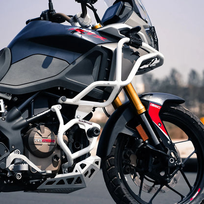 TVS APACHE RTX 300 CRASH GUARD STALLION PRO WHITE