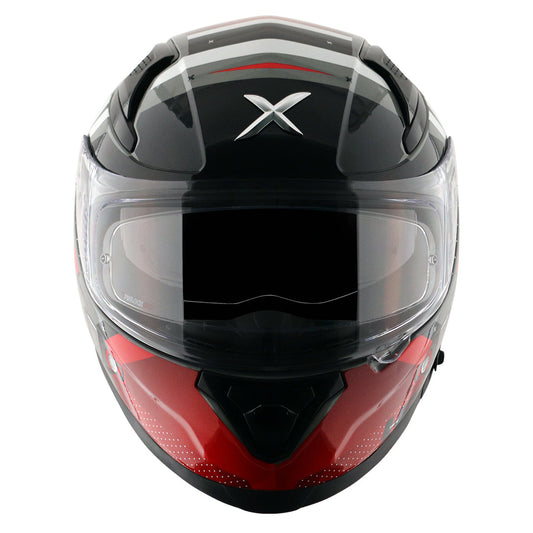 Apex Hex2 Helmet Cool Grey Red