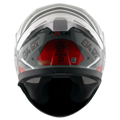 Apex Hex2 Helmet Cool Grey Red