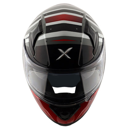 Apex Hex2 Helmet Cool Grey Red