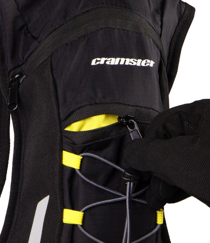 Cramster Oasis Hydration Backpack with 2L Bladder (Black Yellow)