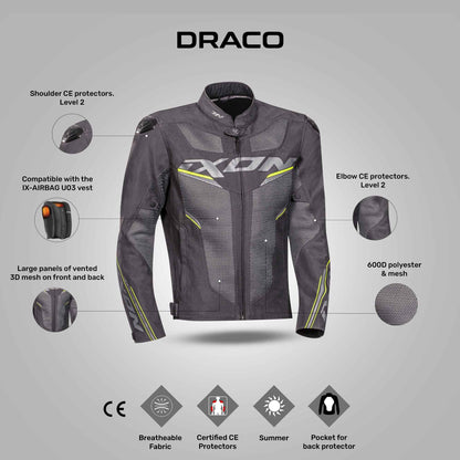 Draco Jacket - Anth/Grey/Bright/Yellow