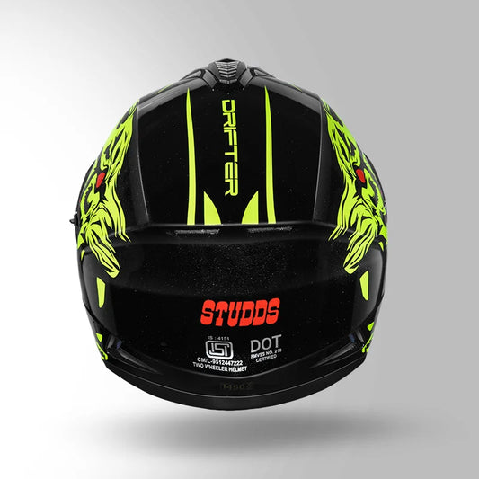 DRIFTER D2 LEOPARD DECOR BLACK & YELLOW