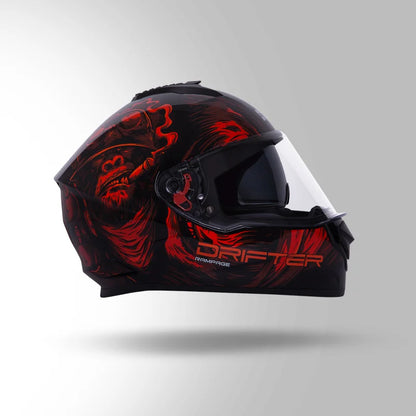 DRIFTER D3 RAMPAGE DECOR BLACK & RED GLOSSY