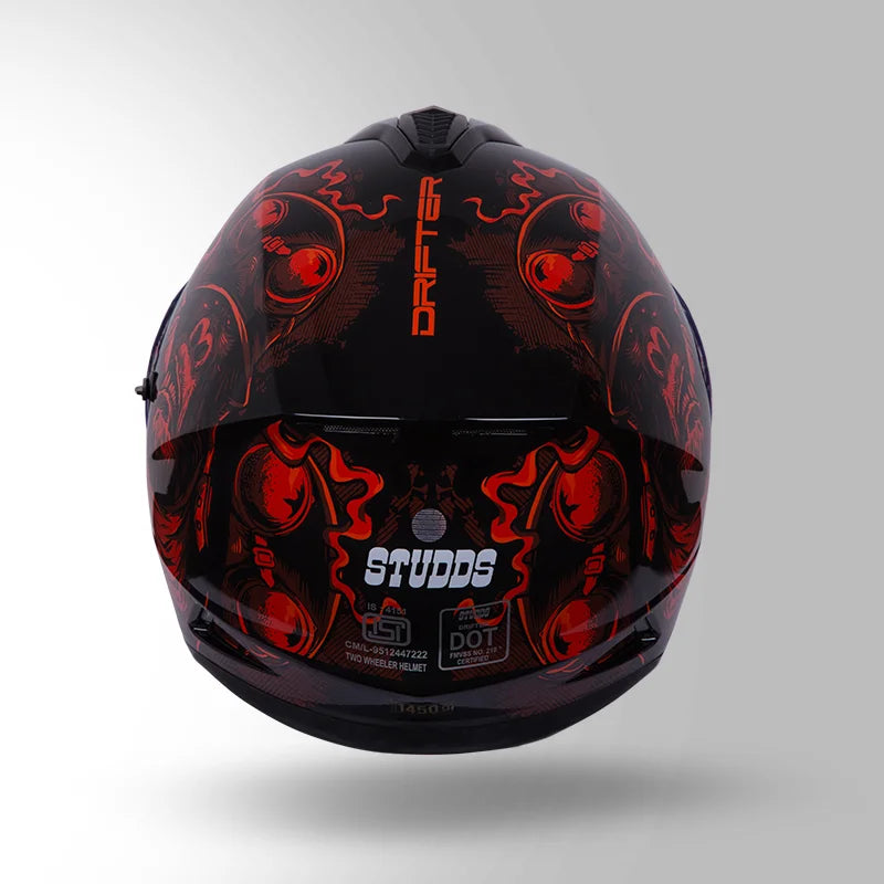 DRIFTER D3 RAMPAGE DECOR BLACK & RED GLOSSY