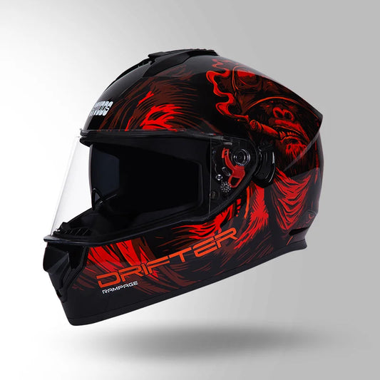 DRIFTER D3 RAMPAGE DECOR BLACK & RED GLOSSY
