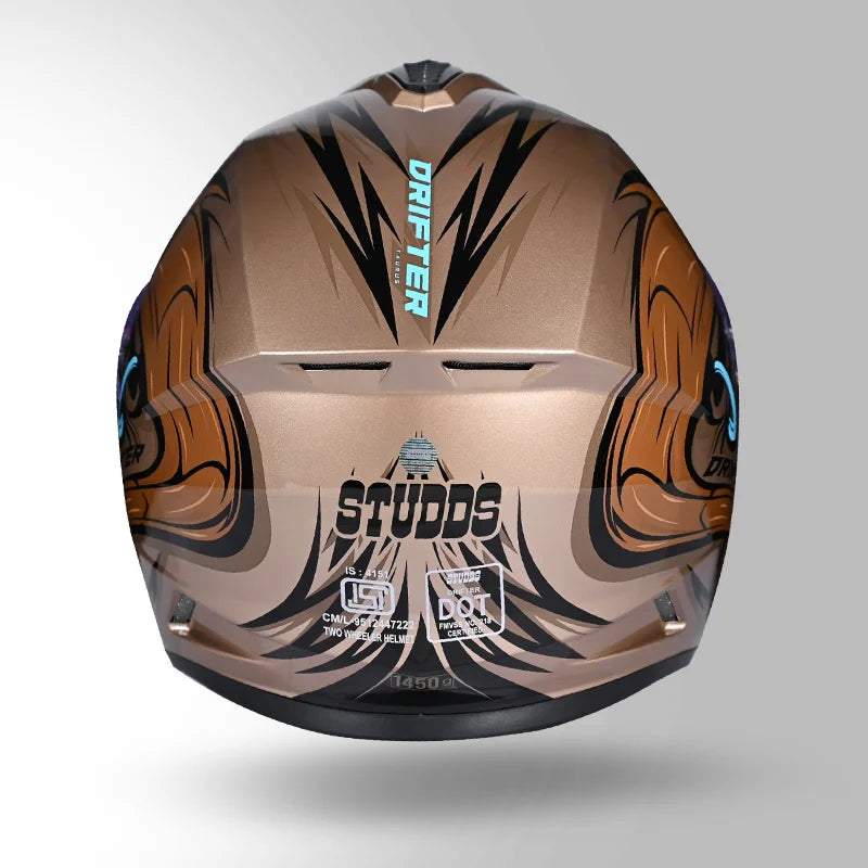 DRIFTER D4 TAURUS DECOR BROWN & GOLDEN GLOSSY
