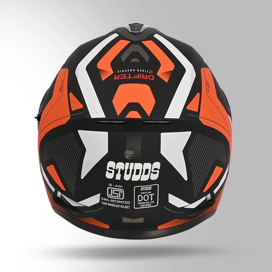 DRIFTER D5 FIKER DECOR MATT BLACK & ORANGE