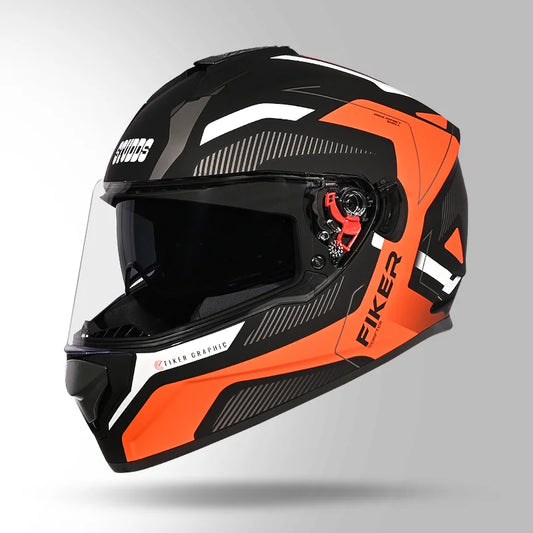 DRIFTER D5 FIKER DECOR MATT BLACK & ORANGE