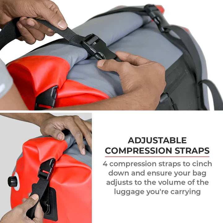 ViaTerra DryBag 55L - 100% Waterproof Motorcycle Tailbag (Universal)