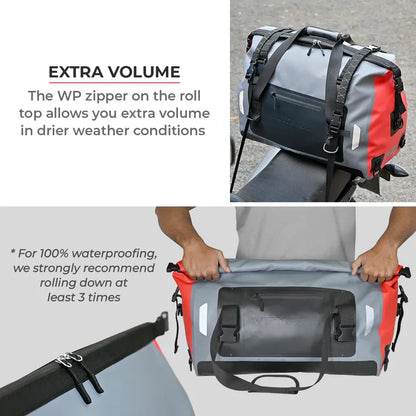 ViaTerra DryBag 55L - 100% Waterproof Motorcycle Tailbag (Universal)
