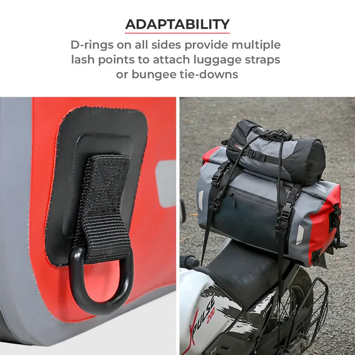 ViaTerra DryBag 55L - 100% Waterproof Motorcycle Tailbag (Universal)