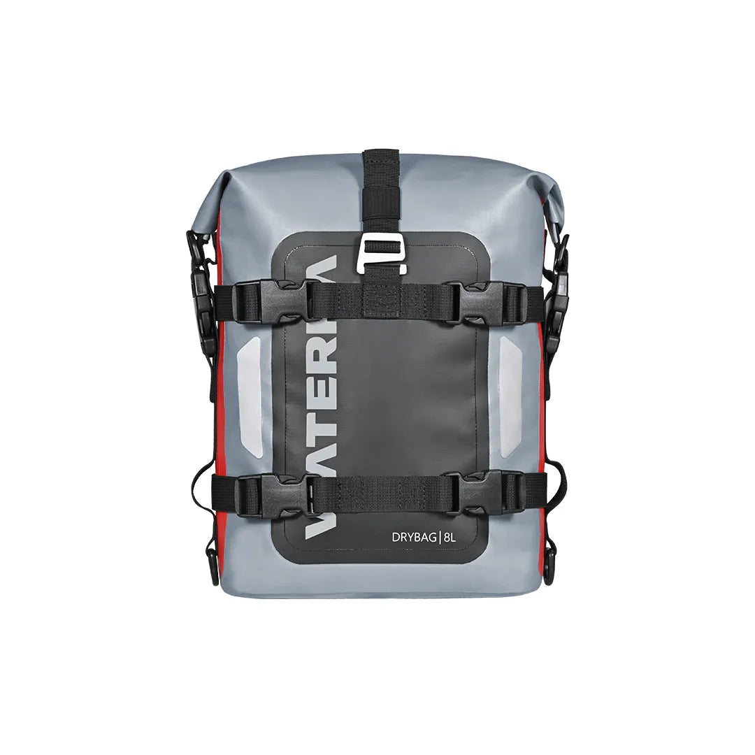 ViaTerra DryBag 8L - 100% Waterproof Motorcycle Tailbag/ Rear rack bag (Universal with versatile mounting)
