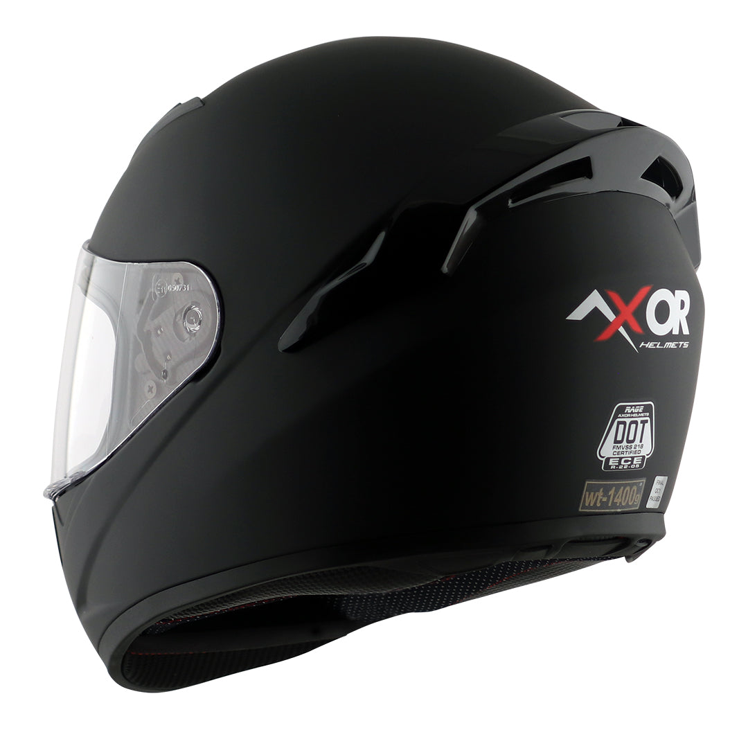 Axor Rage Solid Helmet Dull Black