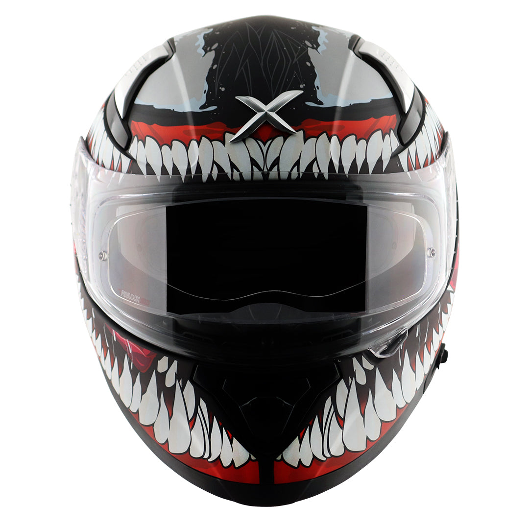 Apex Marvel Venom Helmet Dull Black Red