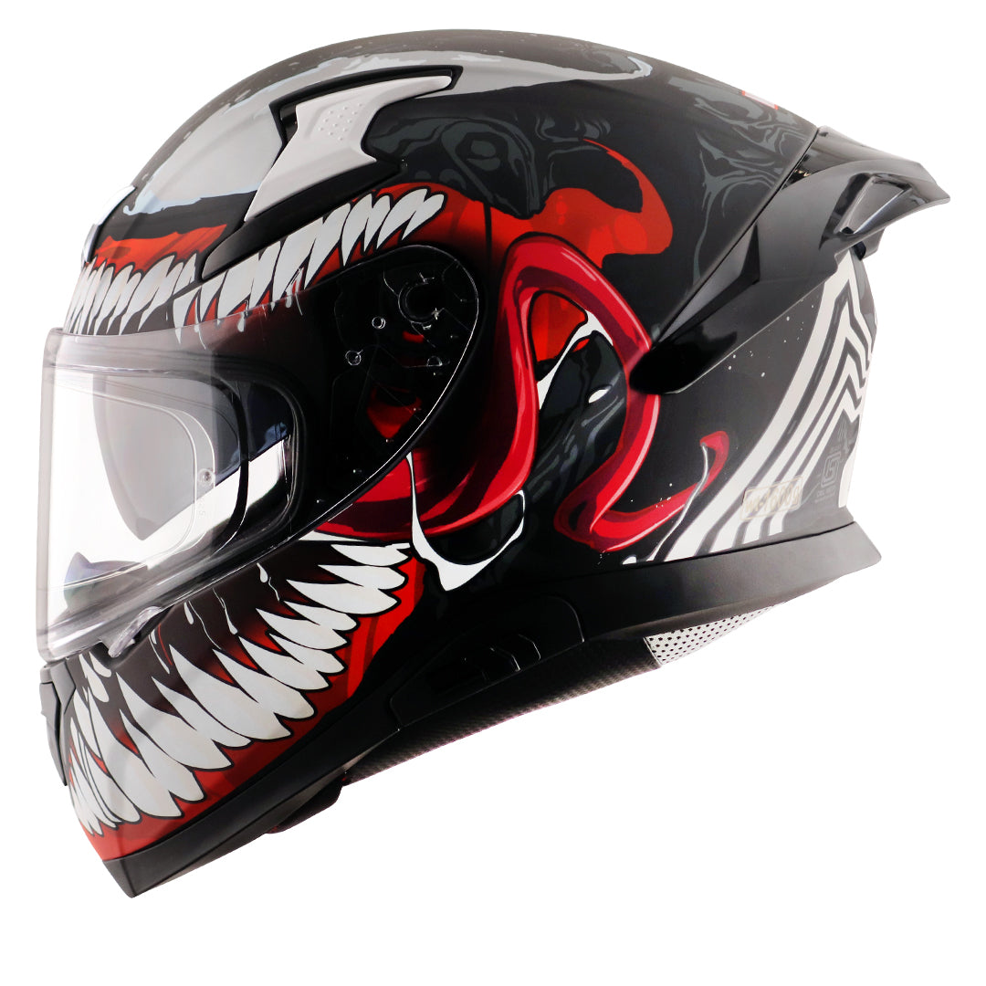 Apex Marvel Venom Helmet Dull Black Red