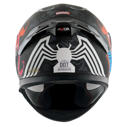 Apex Marvel Venom Helmet Dull Black Red