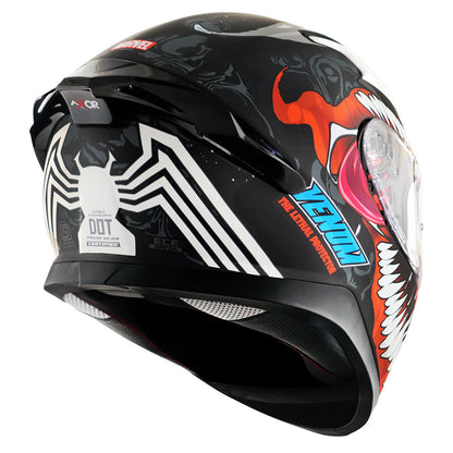 Apex Marvel Venom Helmet Dull Black Red