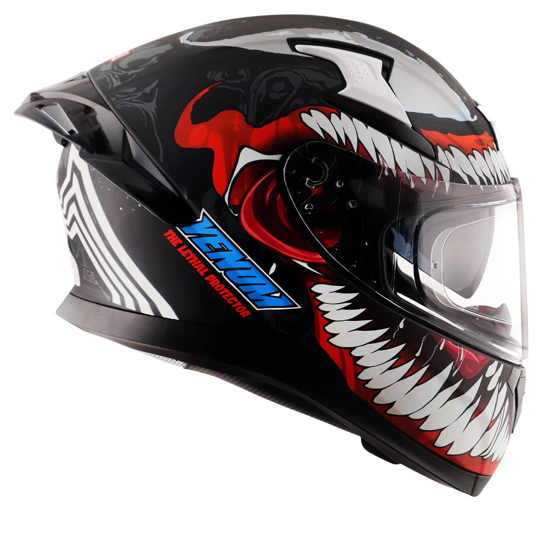 Apex Marvel Venom Helmet Dull Black Red