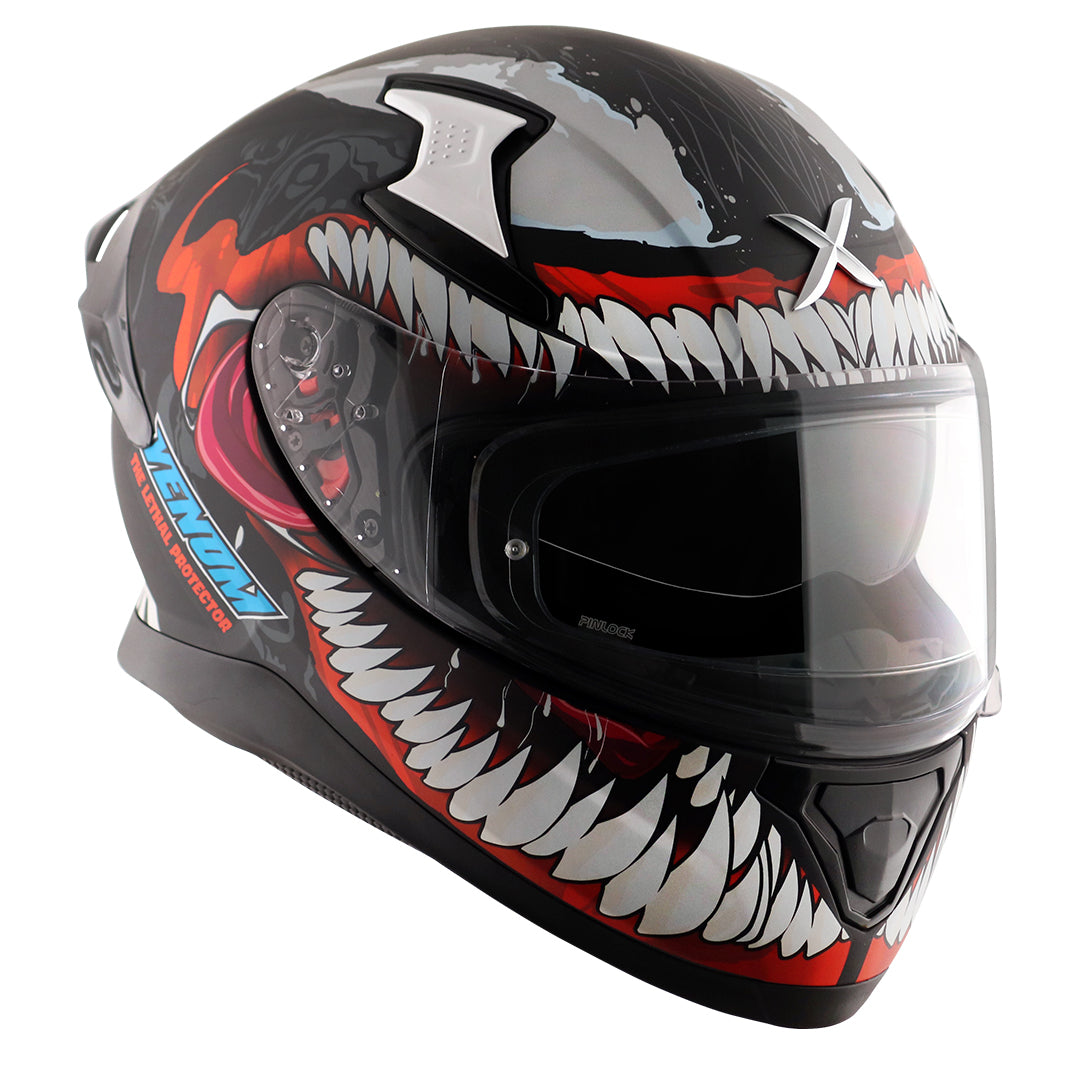 Apex Marvel Venom Helmet Dull Black Red