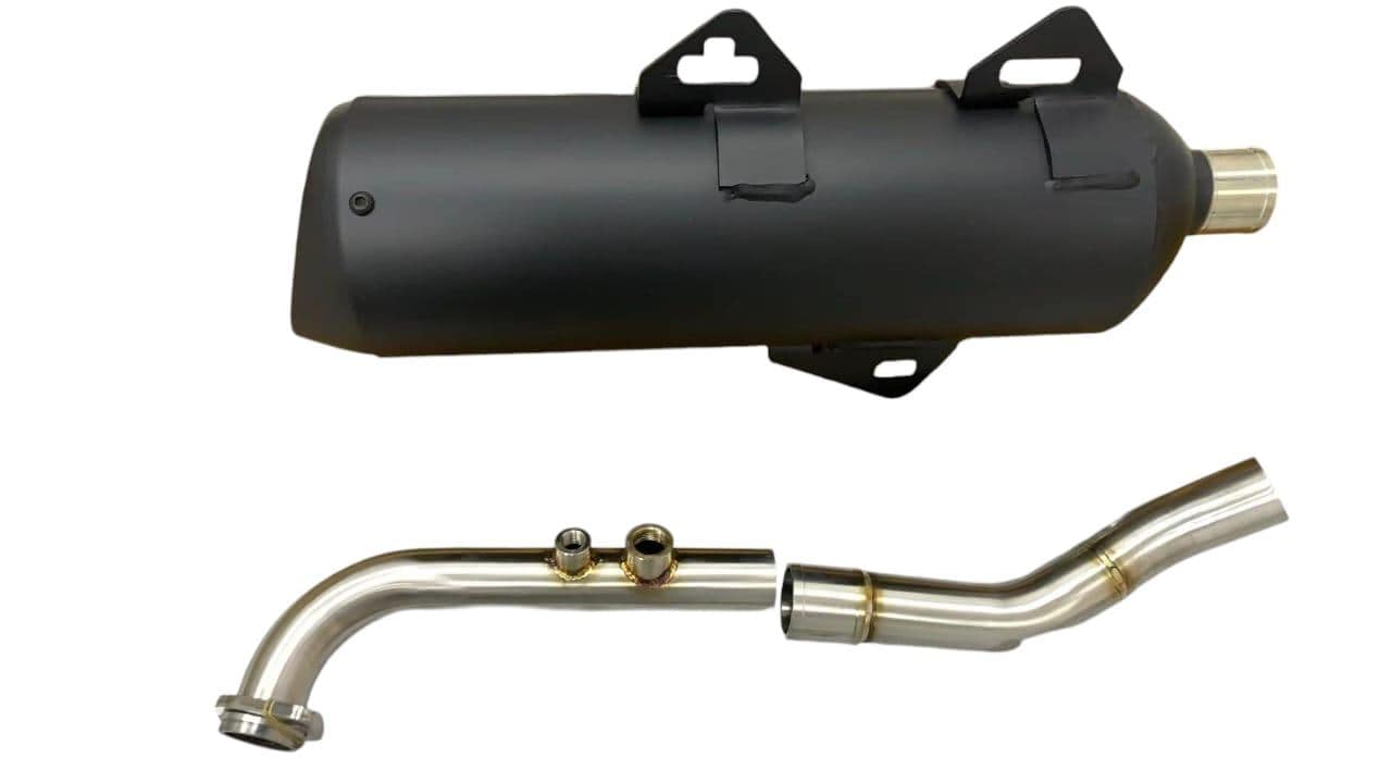 YAMAHA AEROX ACCESSORIES INDIA YAMAHA AEROX EXHAUST WITH BEND PIPE