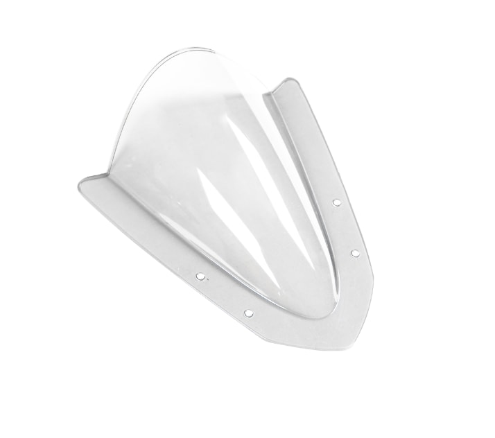 YAMAHA AEROX ACCESSORIES INDIA YAMAHA AEROX BUBBLE TYPE WINDSHIELD VISOR GLASS CLEAR / SMOKE POLY CARBONATE