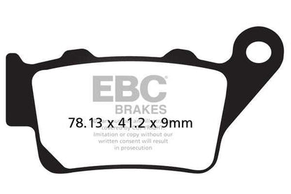 Brakes - FA213HH Fully Sintered - EBC (Rear)