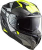 LS2 FF327 Challenger Allert Titanium Matt Hi Viz Yellow Helmet