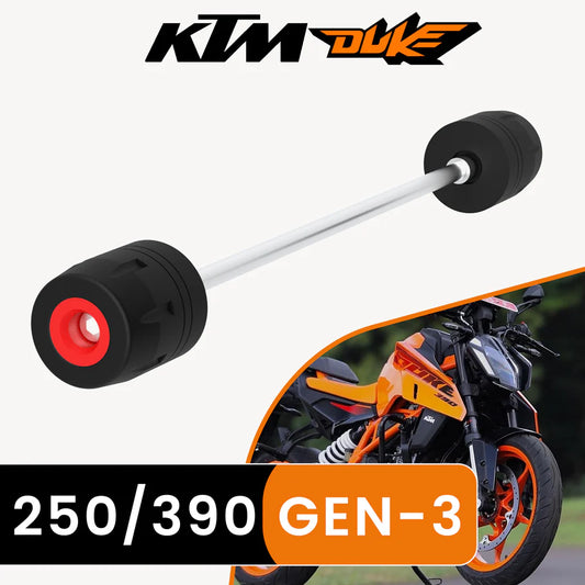 Front Fork Slider for KTM 250 Duke and 390 Duke Gen 3 - Black garnd pitstop