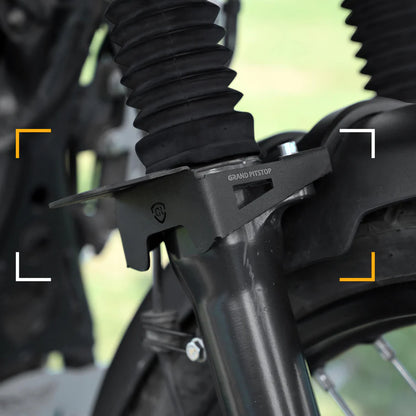 Fog Light Mount for Royal Enfield Continental GT 650 - Black GRAND PIT STOP