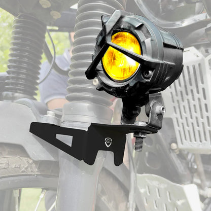Fog Light Mount for Royal Enfield Continental GT 650 - Black GRAND PIT STOP