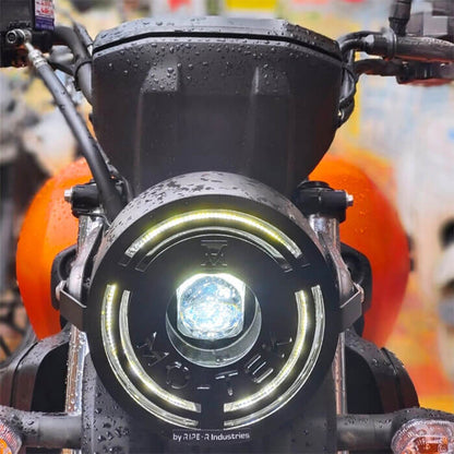 MOTEK HEAD LIGHT GRILL FOR YAMAHA FZX (Black)