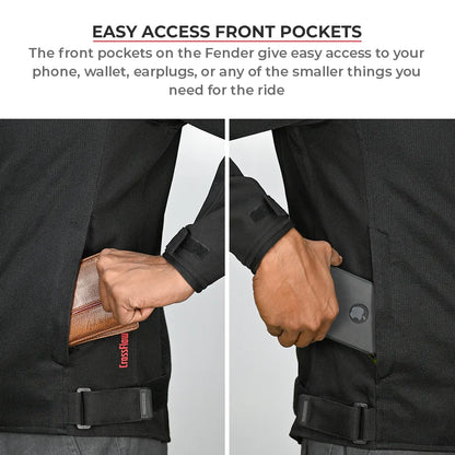 FENDER – URBAN MESH RIDING JACKET with base layer