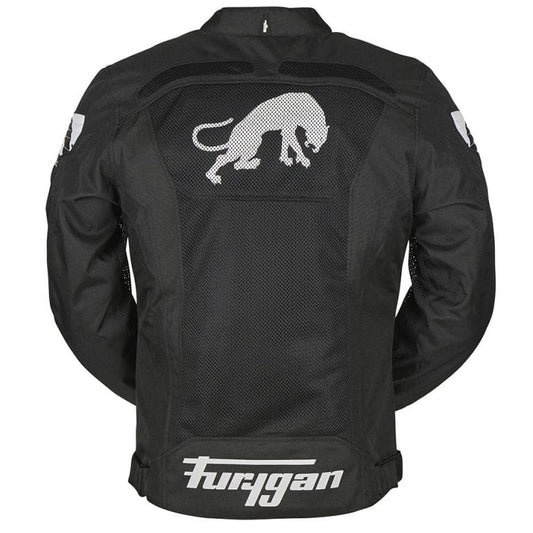 Furygan Atom Vented Black White Riding Jacket