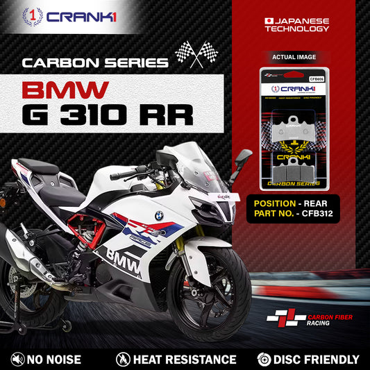 CARBON BREAK PADS BMW G 310 RR -REAR CFB312
