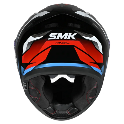 SMK Typhoon Rival(GL213)  Gloss black white Red