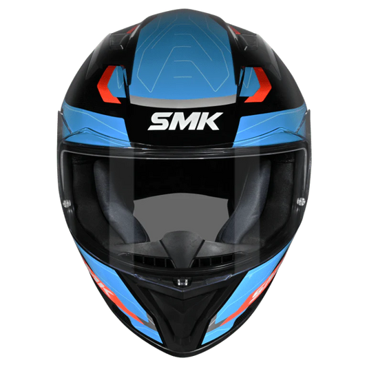 SMK Stellar Sports Flight GL256 Gloss Black Blue Grey