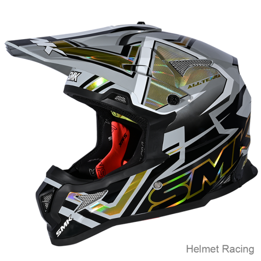 SMK Allterra X-Aces Grey Matt (MA627) Helmet