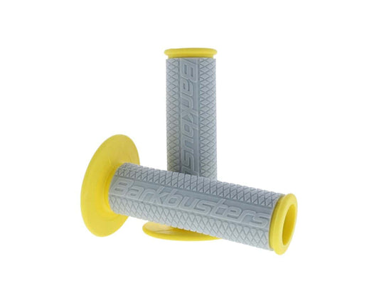 Barkbusters Handlebar Grips (Grey Yellow) (GRP-1GY-YE)