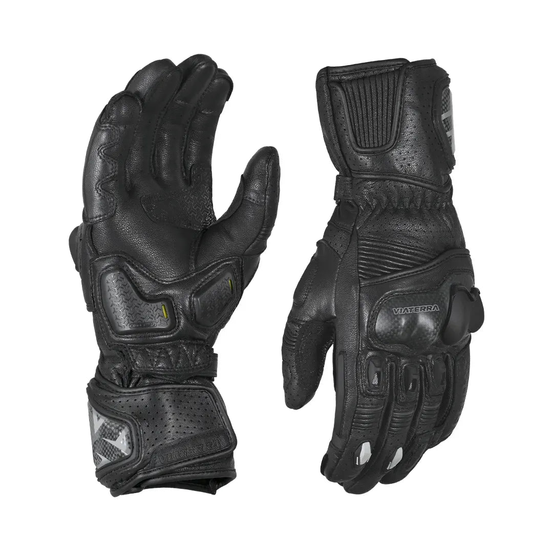 VIATERRA GRID – FULL GAUNTLET MOTORCYCLE RIDING GLOVES