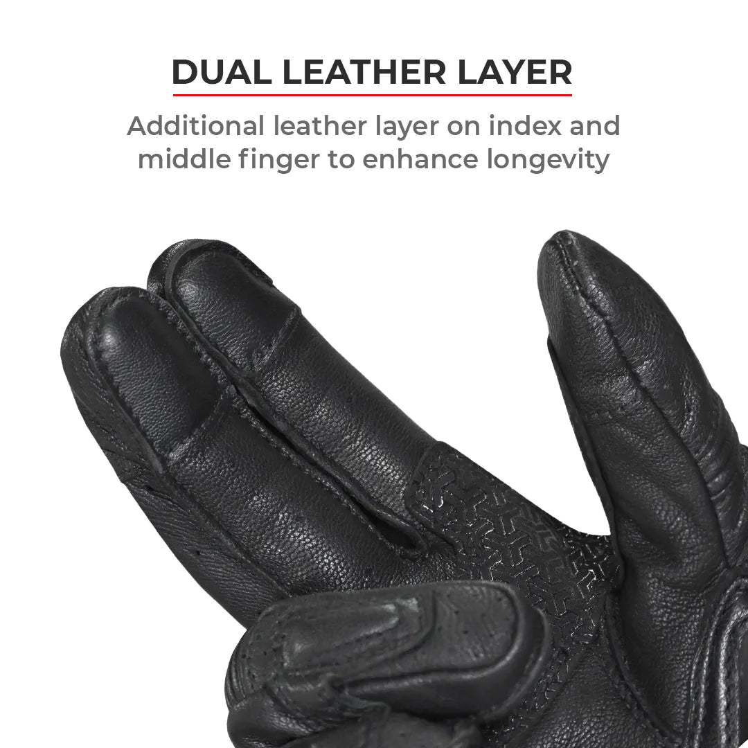 VIATERRA GRID – FULL GAUNTLET MOTORCYCLE RIDING GLOVES