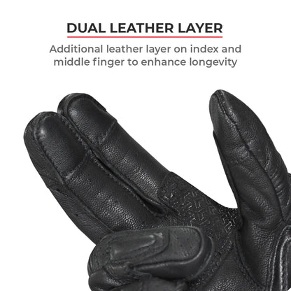 VIATERRA GRID – FULL GAUNTLET MOTORCYCLE RIDING GLOVES